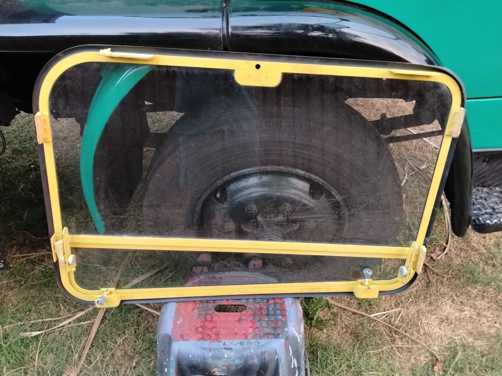 Scammell drivers side windscreen
