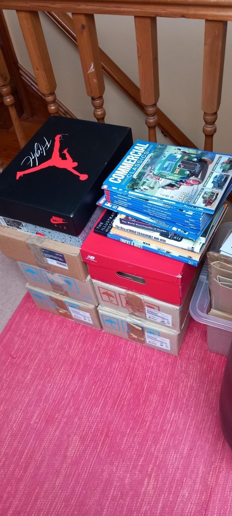 Large collection of commercial vehicle, magazines, bookazines, and books